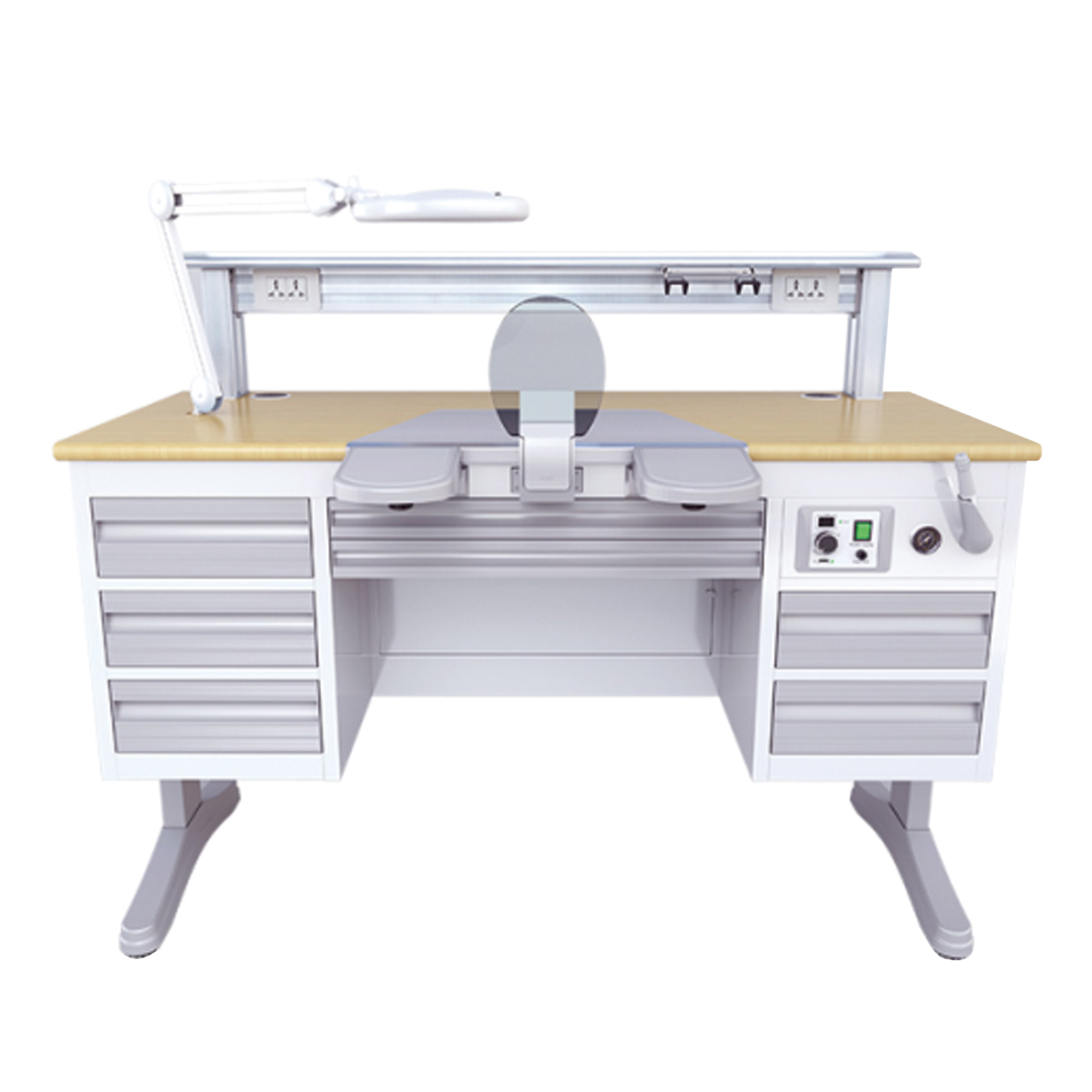 Medical Laboratory Technician - Modern Dental Lab Workstation for Technician