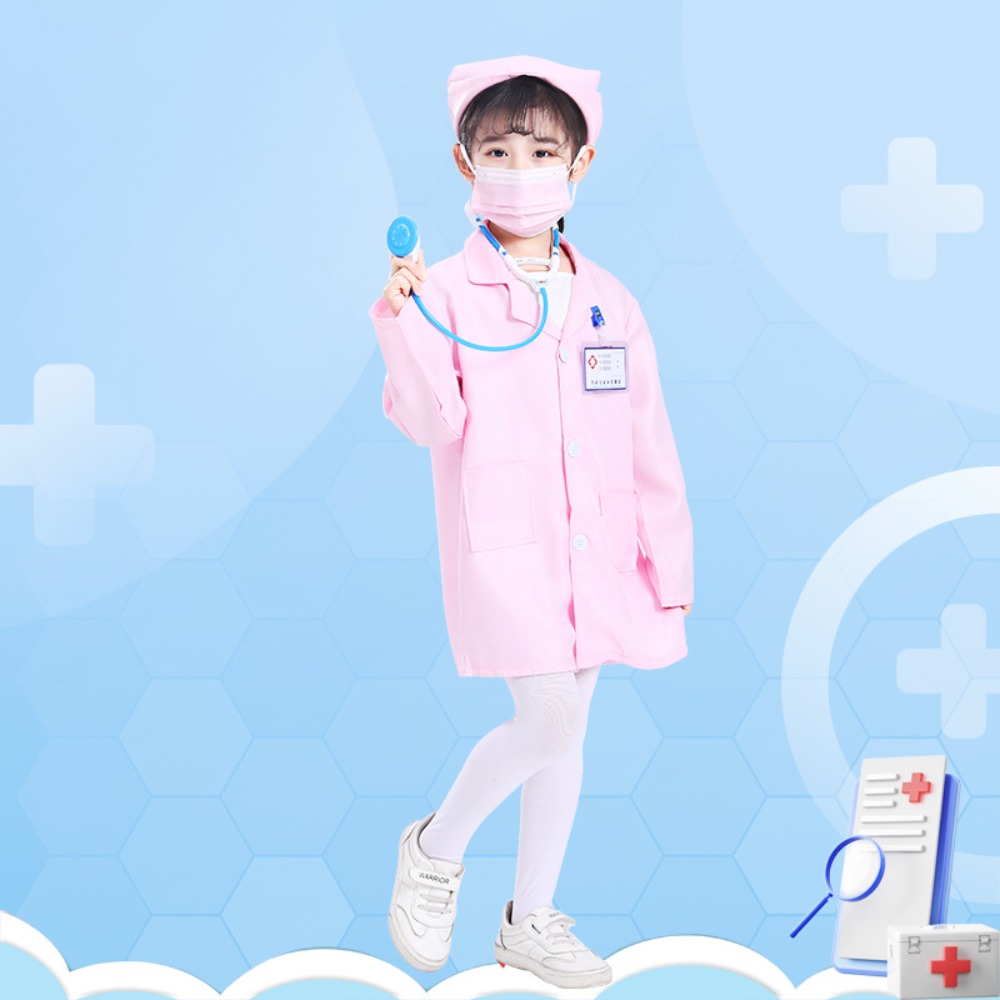 Kids Doctor & Nurse Role Play  - Lab Coat Medical review and price