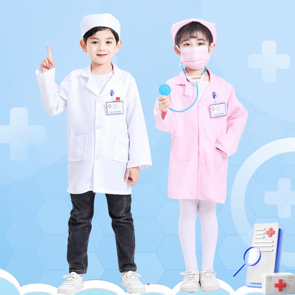 Kids Doctor & Nurse Role Play  - Lab Coat Medical review and price