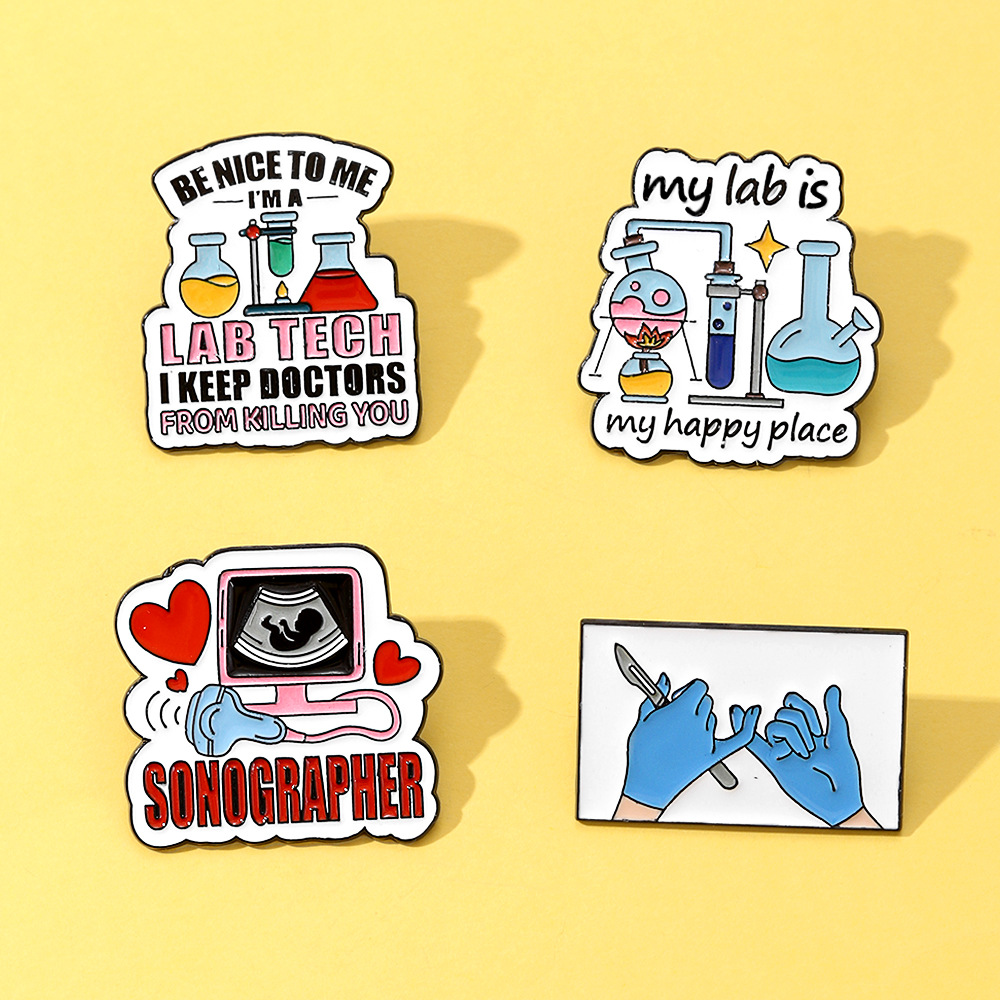 Medical & Lab Themed Enamel Pi - Medical Lab Worker review and price